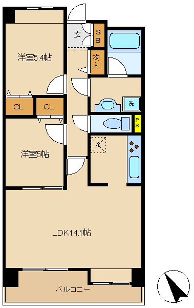 【COMFORTHILL上本郷の間取り】