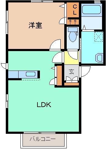 ヴァンソレイユの間取り