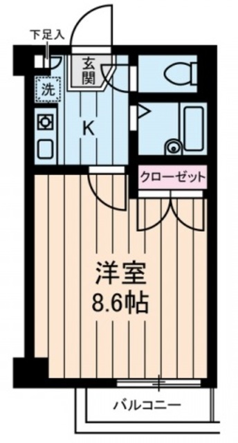 【江戸川区北葛西のマンションの間取り】