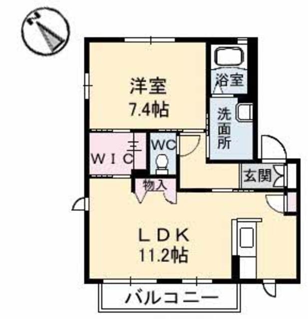 【メゾン・イストワール　Ｄ棟の間取り】