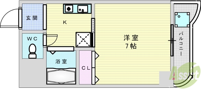 アーネスト山手IIの間取り