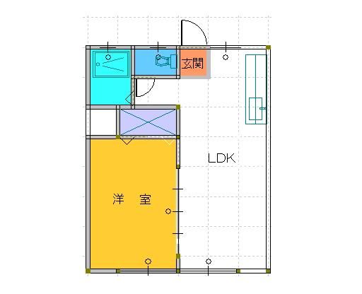 武蔵野コーポの間取り