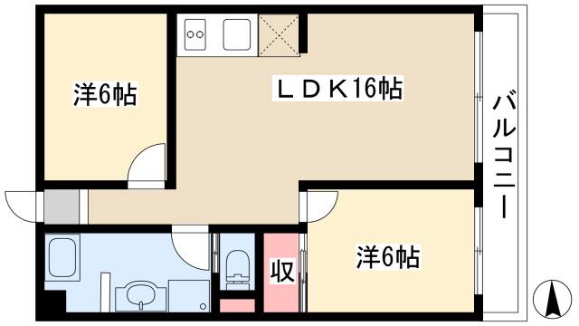 サンマンション千種の間取り