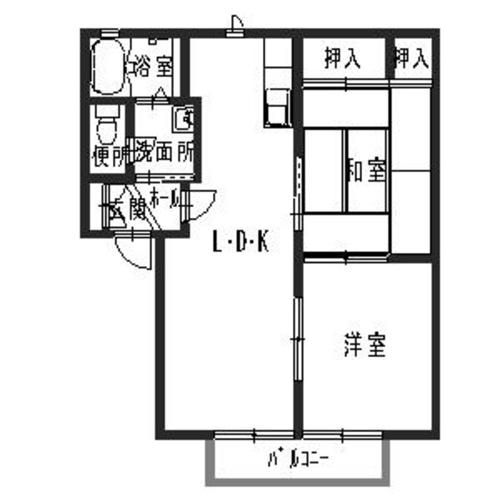 ディアス北新在家の間取り