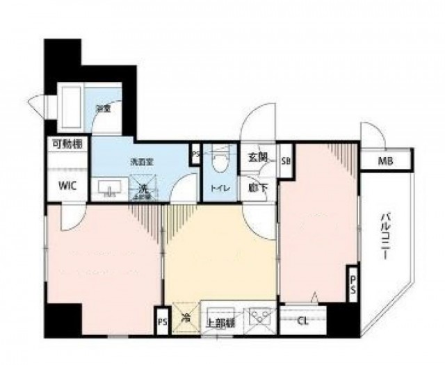 大田区西蒲田のマンションの間取り