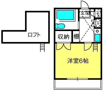 シティアパート大成IIの間取り