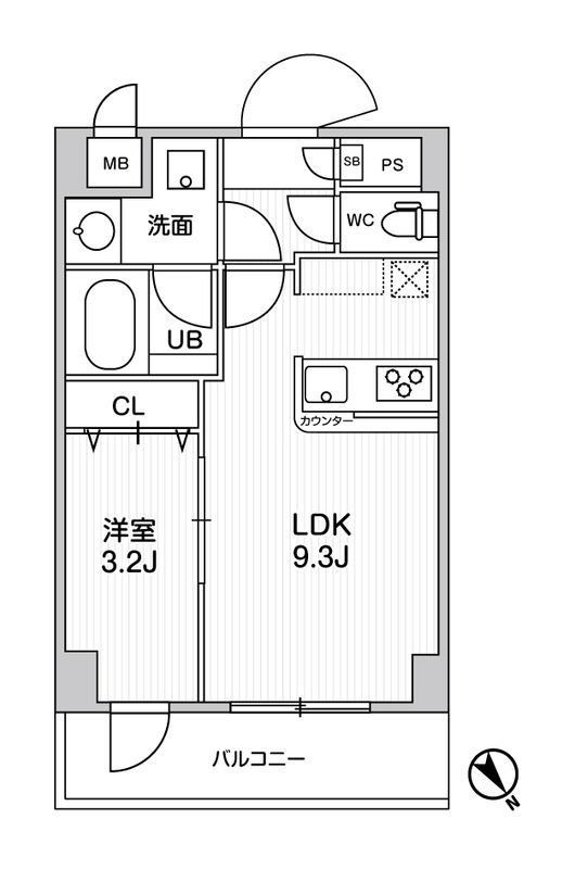 ドゥーエ曳舟の間取り