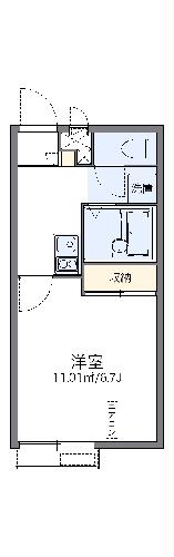 レオパレスメゾンエスエスの間取り