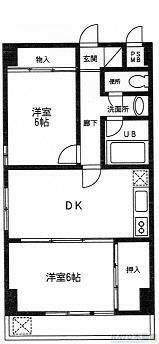 【横浜市緑区十日市場町のマンションの間取り】