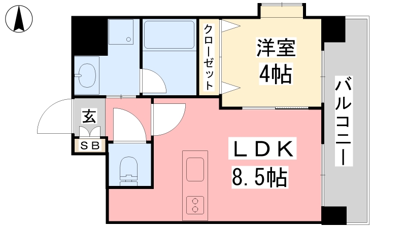 フェニックス西堀端の間取り