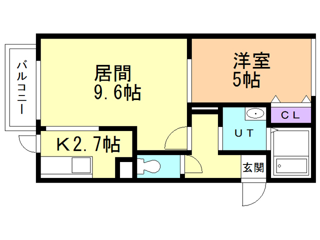 プレジャー室蘭駅前の間取り