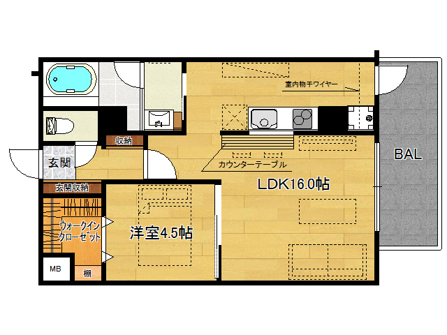 ROOM-SOAR御所西の間取り