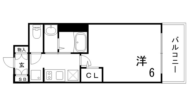 【エステムコート神戸元町IIブリーズの間取り】