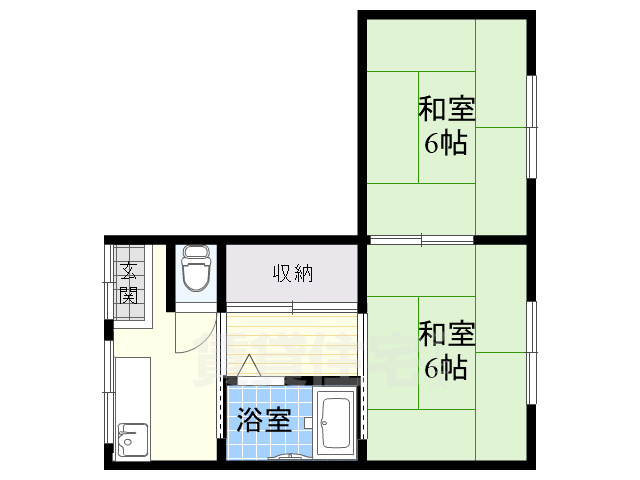 【コーポラス大仙の間取り】