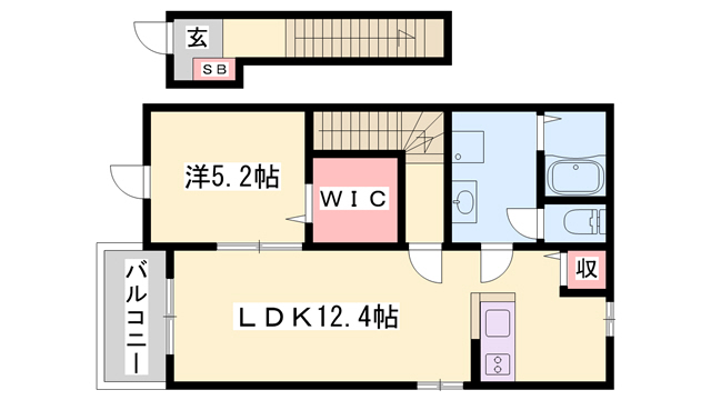 ラメールの間取り