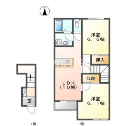 フェアリーハウス北村の間取り