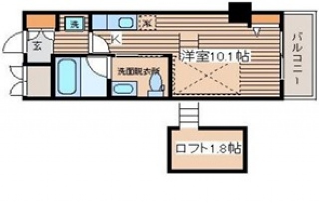 広島市中区舟入本町のマンションの間取り