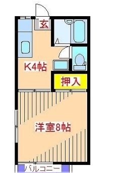 加治木ハイツの間取り