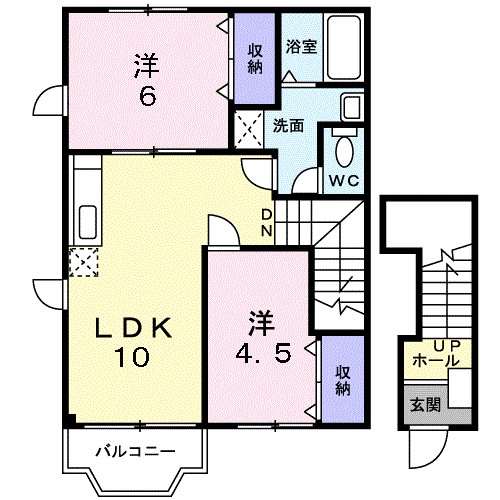 サンクレーゼの間取り