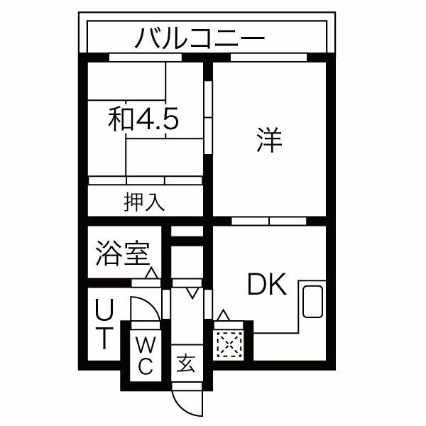 旭グレイスの間取り