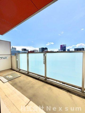 バルコニー　陽当たり良好なバルコニーです