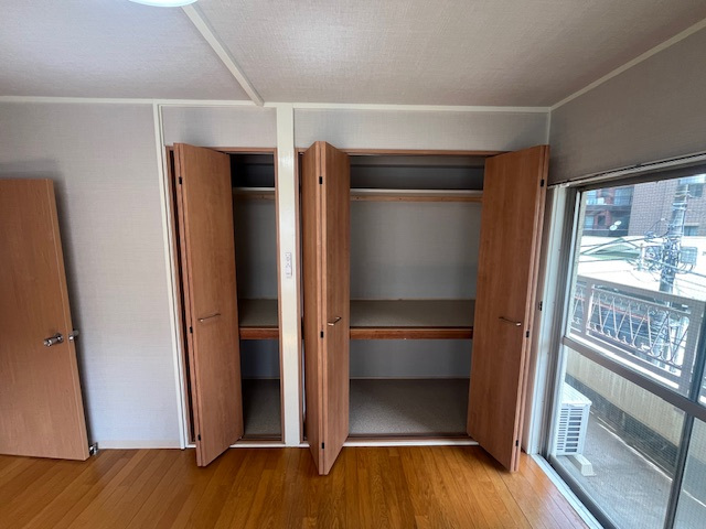 収納　収納力のあるクローゼット