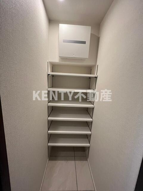 収納　十分な収納スペースがあります