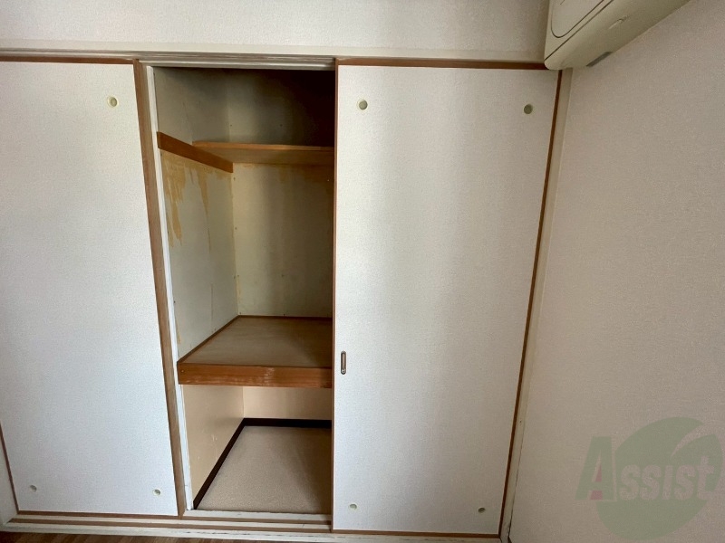 収納　クローゼットがありました。お洋服や荷物はここへ