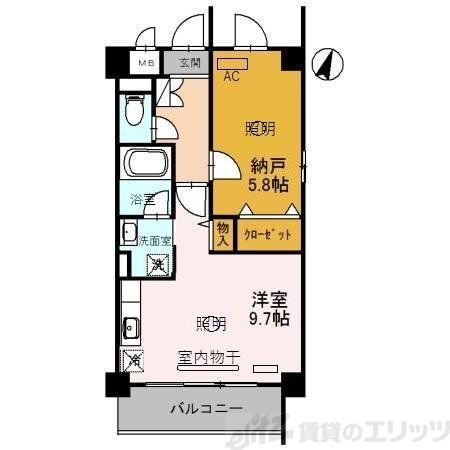 サンロード新和IIの間取り写真