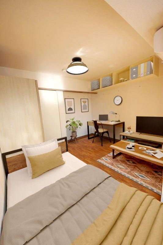 居室・リビング　モデルルームのため家具・家電などはついておりません。