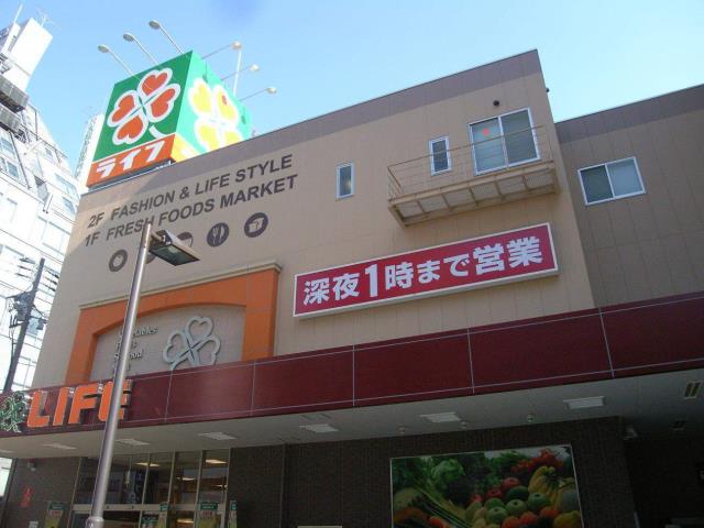 スーパー　ライフ天神橋店（スーパー）まで184m