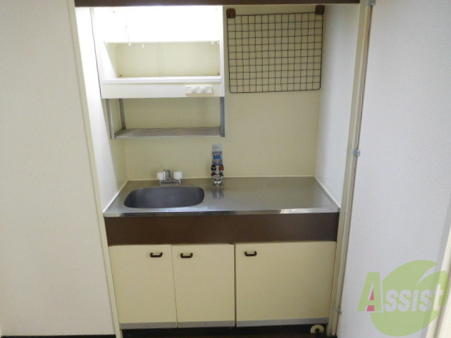 キッチン　ガスコンロ設置可能