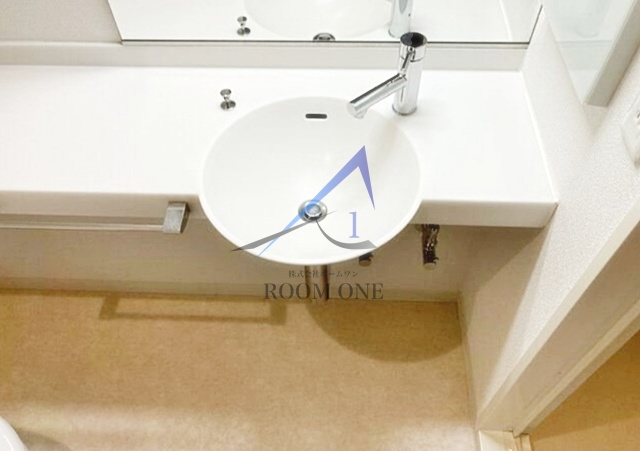 洗面設備　洗面台です。