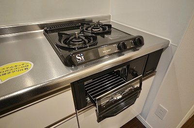 その他設備　2口ガスコンログリル付