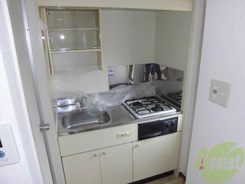 キッチン　二口ガスコンロ