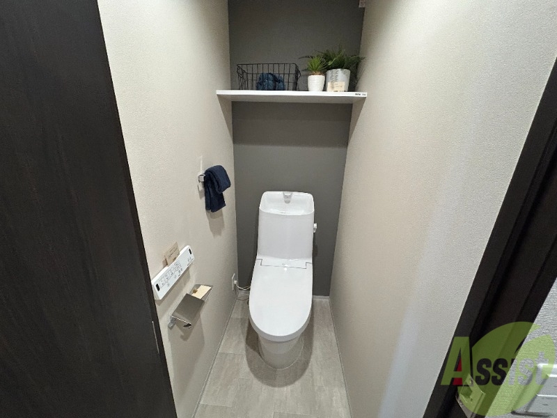 トイレ　トイレにはウォシュレット機能が付いていて快適です。