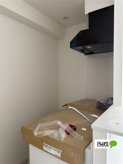 キッチン　建築中