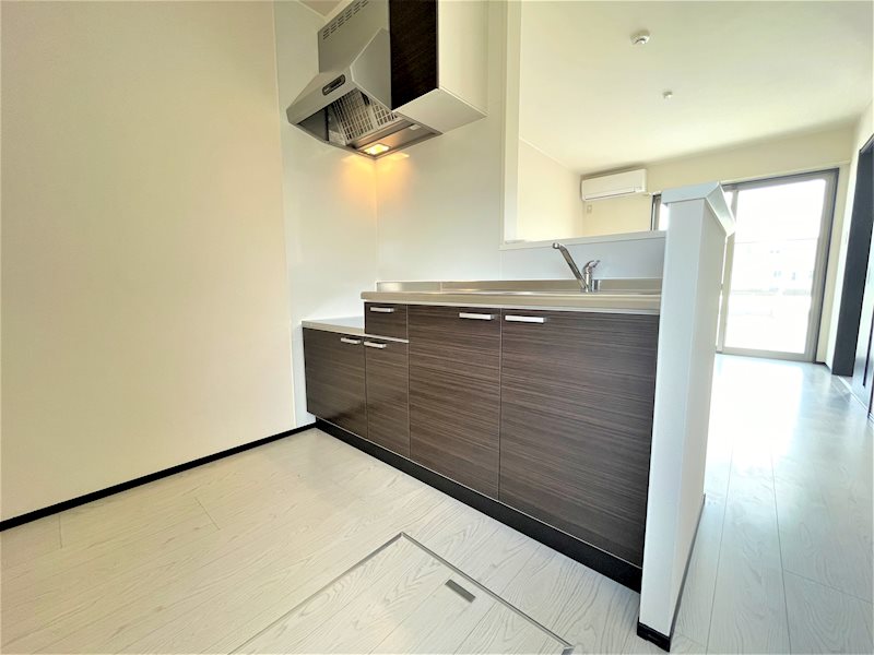 キッチン　おしゃべりしながら料理が出来る対面型キッチン