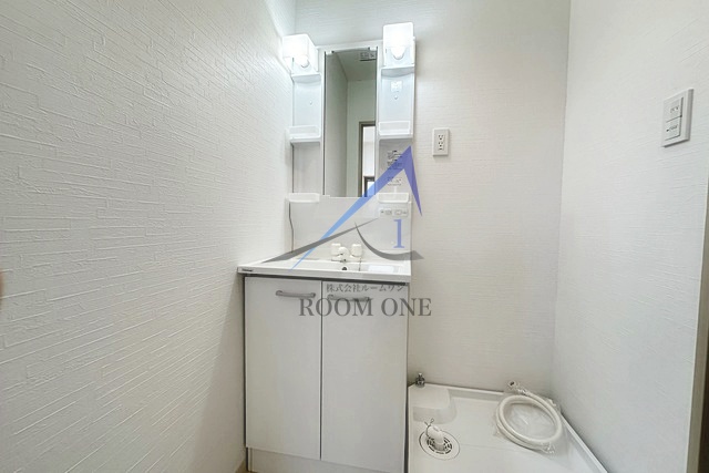 洗面設備　洗面台です。