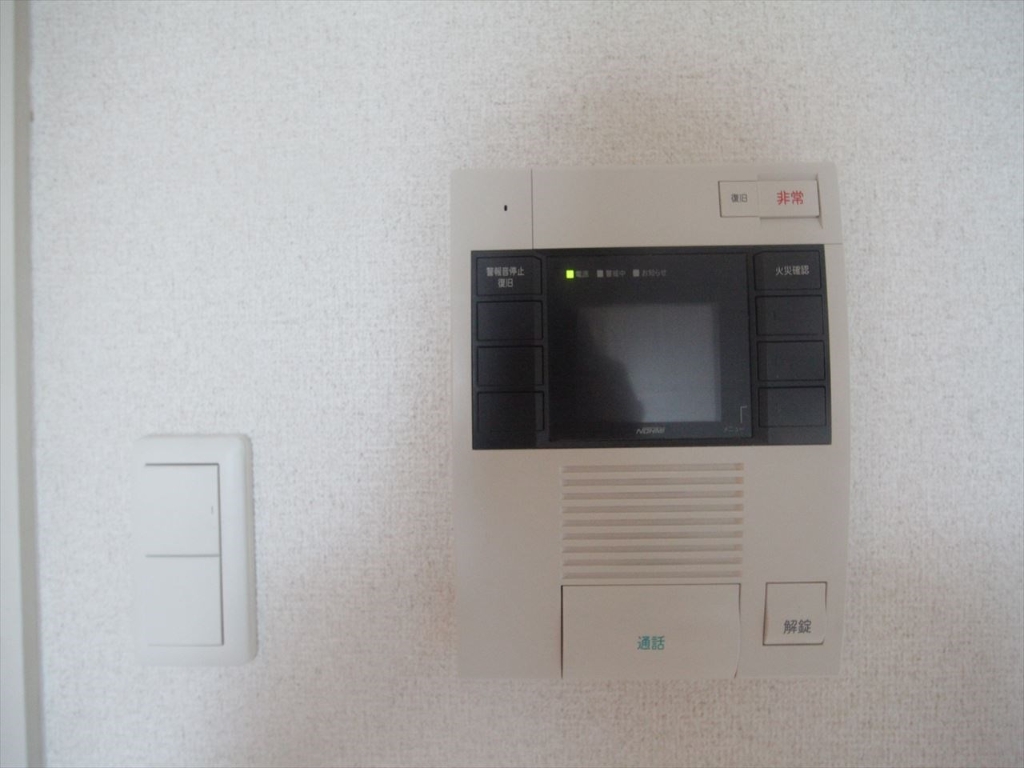 セキュリティ　ＴＶモニター付インターホン