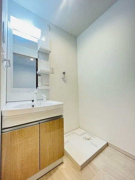 洗面設備　室内洗濯機置場
