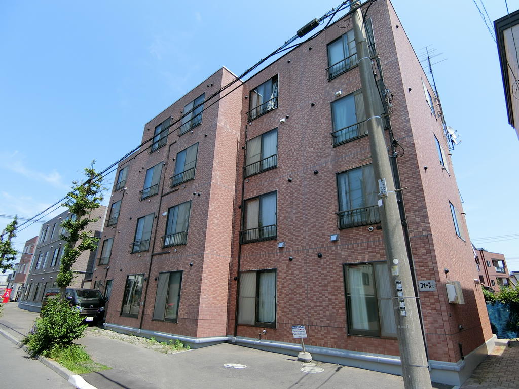 建物外観　敷金・礼金不要で契約可能です☆