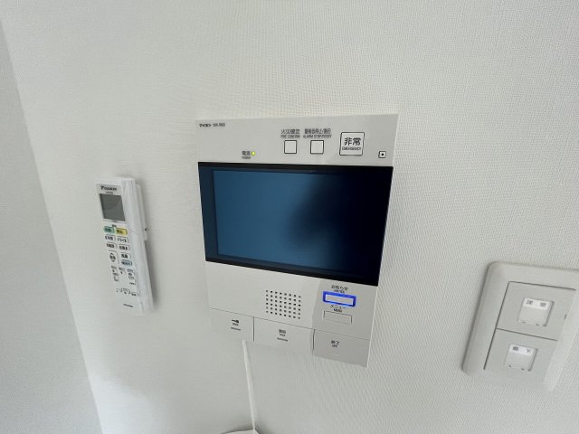 セキュリティ　モニター付きです