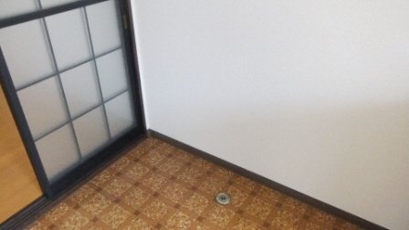 洗面設備　室内洗濯機置場
