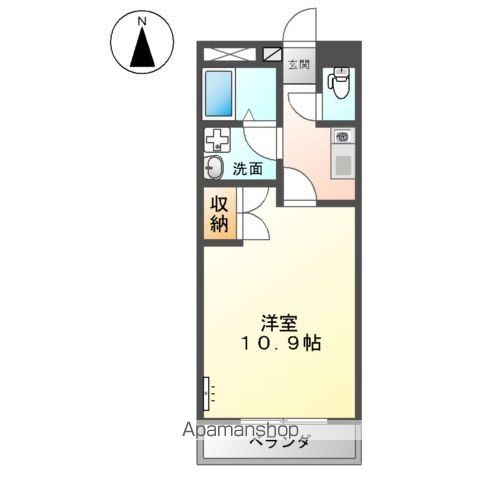 水島臨海鉄道 常盤駅 徒歩7分 3階建 築22年の間取り写真
