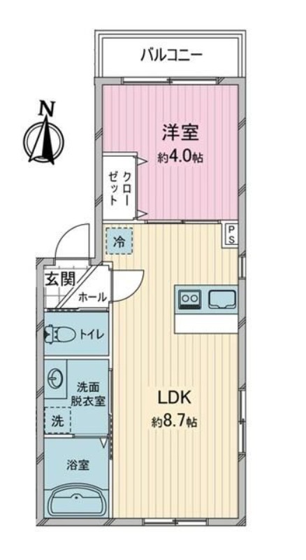 ロジュマン秋津の間取り写真