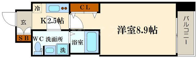 LC天王寺南の間取り写真