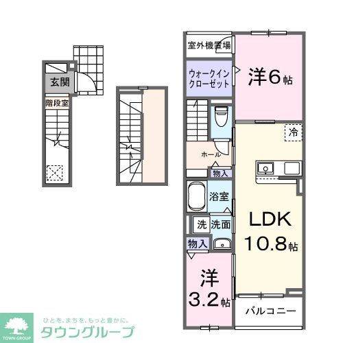 ヒカルサ川越南古谷イーストの間取り写真