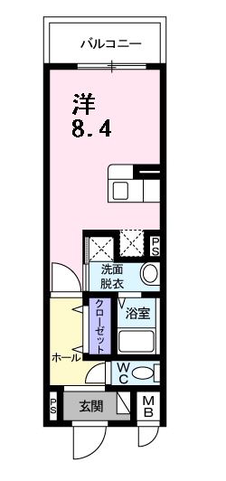 ベルク フェルトの間取り写真