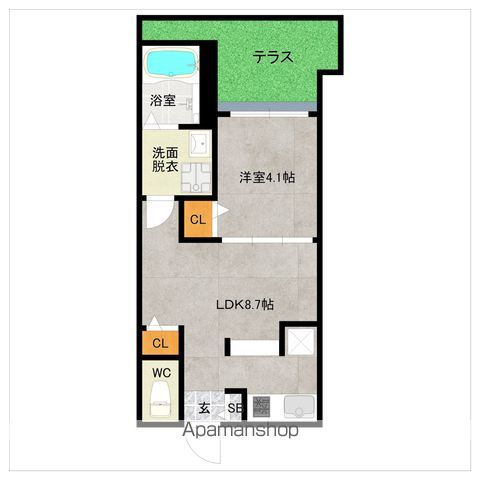 地下鉄空港線 姪浜駅 徒歩18分 2階建 築2年の間取り写真